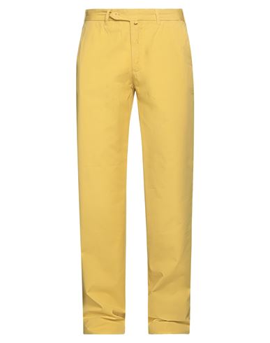 Addiction Man Pants Ocher Size 32 Cotton In Yellow