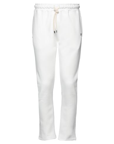 Daniele Alessandrini Homme Man Pants Ivory Size 36 Cotton, Polyester In White
