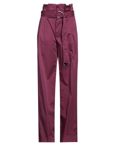 Dondup Woman Pants Deep Purple Size 6 Cotton, Elastane