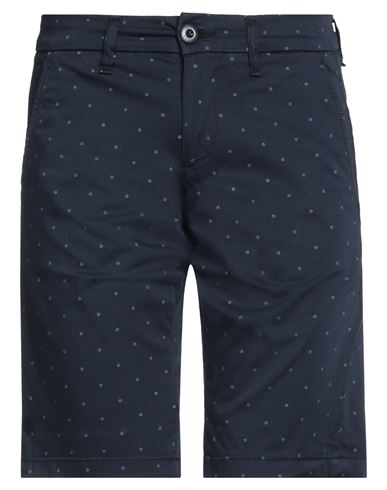 Guess Man Shorts & Bermuda Shorts Midnight Blue Size 32 Cotton, Elastane