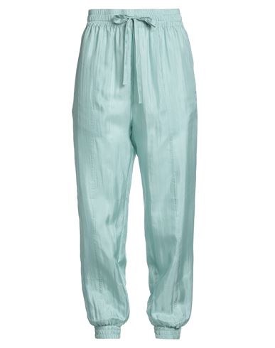 The Rose Ibiza Woman Pants Turquoise Size Xs Silk In Blue
