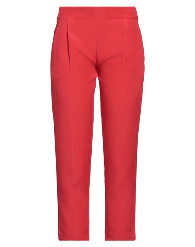 Shop Giambattista Valli Woman Pants Red Size 8 Silk, Cotton