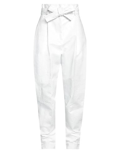 Philosophy Di Lorenzo Serafini Woman Pants White Size 4 Polyester, Polyurethane