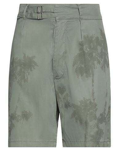 Gaelle Paris Gaëlle Paris Man Shorts & Bermuda Shorts Military Green Size 34 Lyocell, Cotton, Elastane