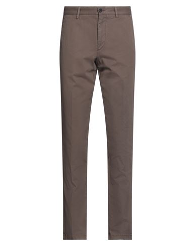 Hackett Man Pants Dark Brown Size 30 Cotton, Elastane