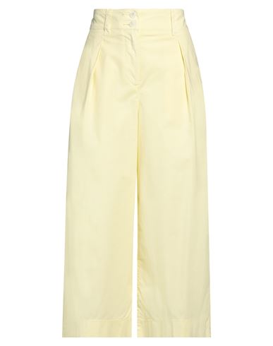 Incotex Woman Pants Light Yellow Size 4 Cotton, Elastane
