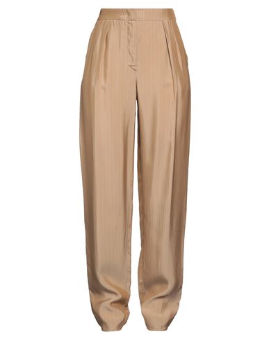 Shop Emporio Armani Woman Pants Camel Size 6 Viscose
