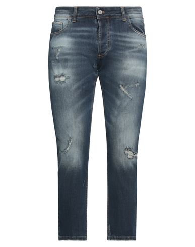 Entre Amis Man Denim Pants Blue Size 35 Cotton, Elastane