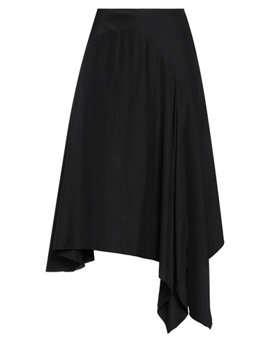 Stella Mccartney Woman Midi Skirt Black Size 4-6 Silk