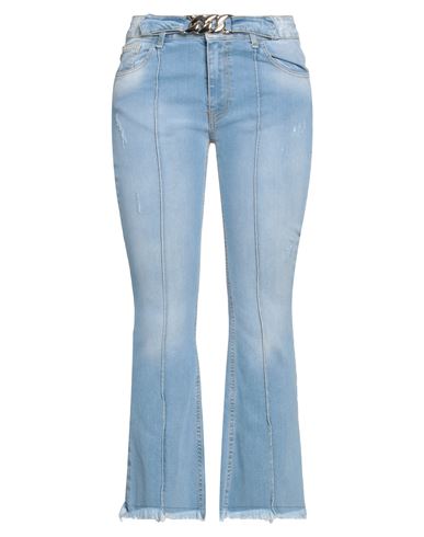 Cristinaeffe Woman Jeans Blue Size 26 Cotton, Elastane