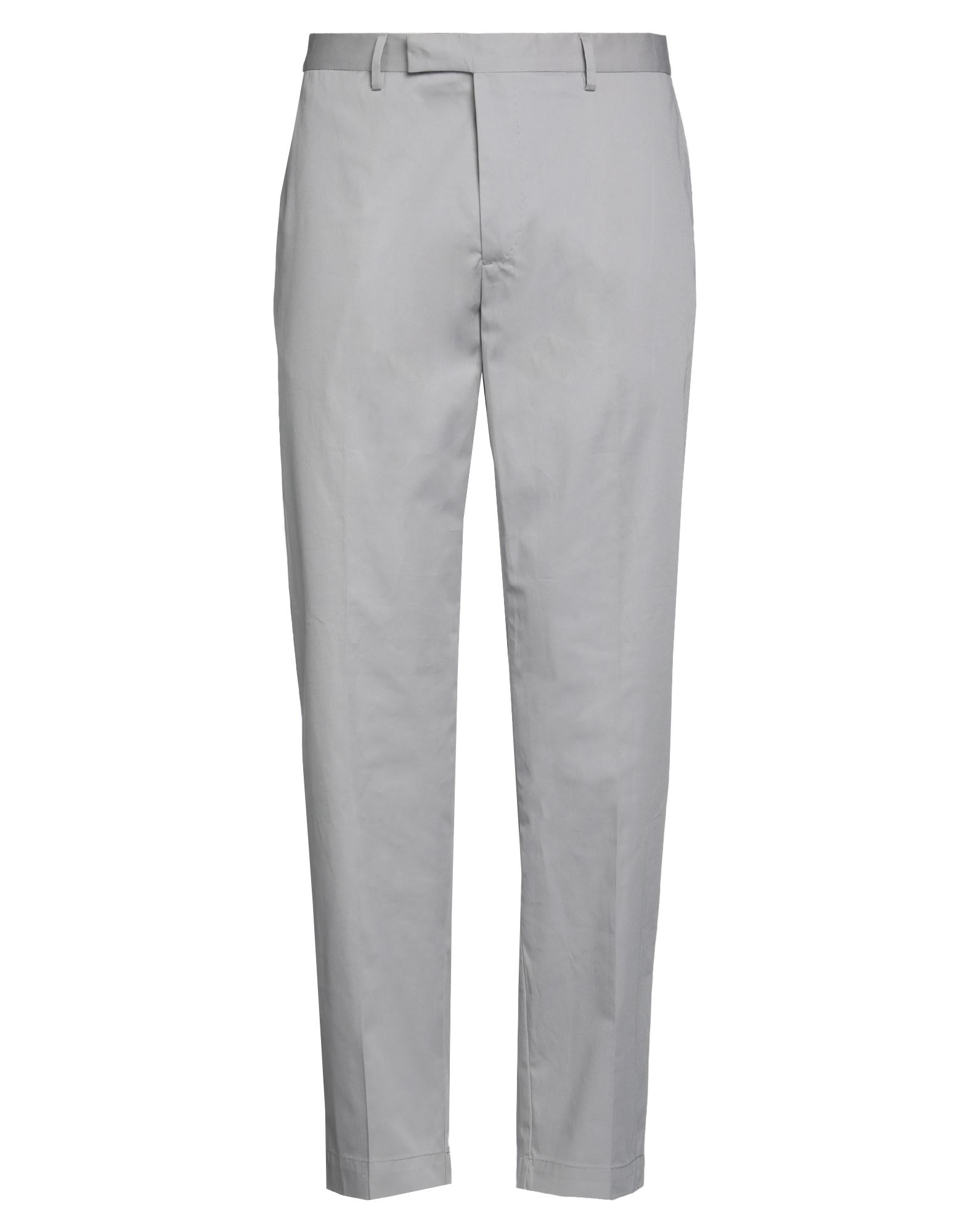 Shop Hackett Man Pants Light Grey Size 31 Cotton, Elastane