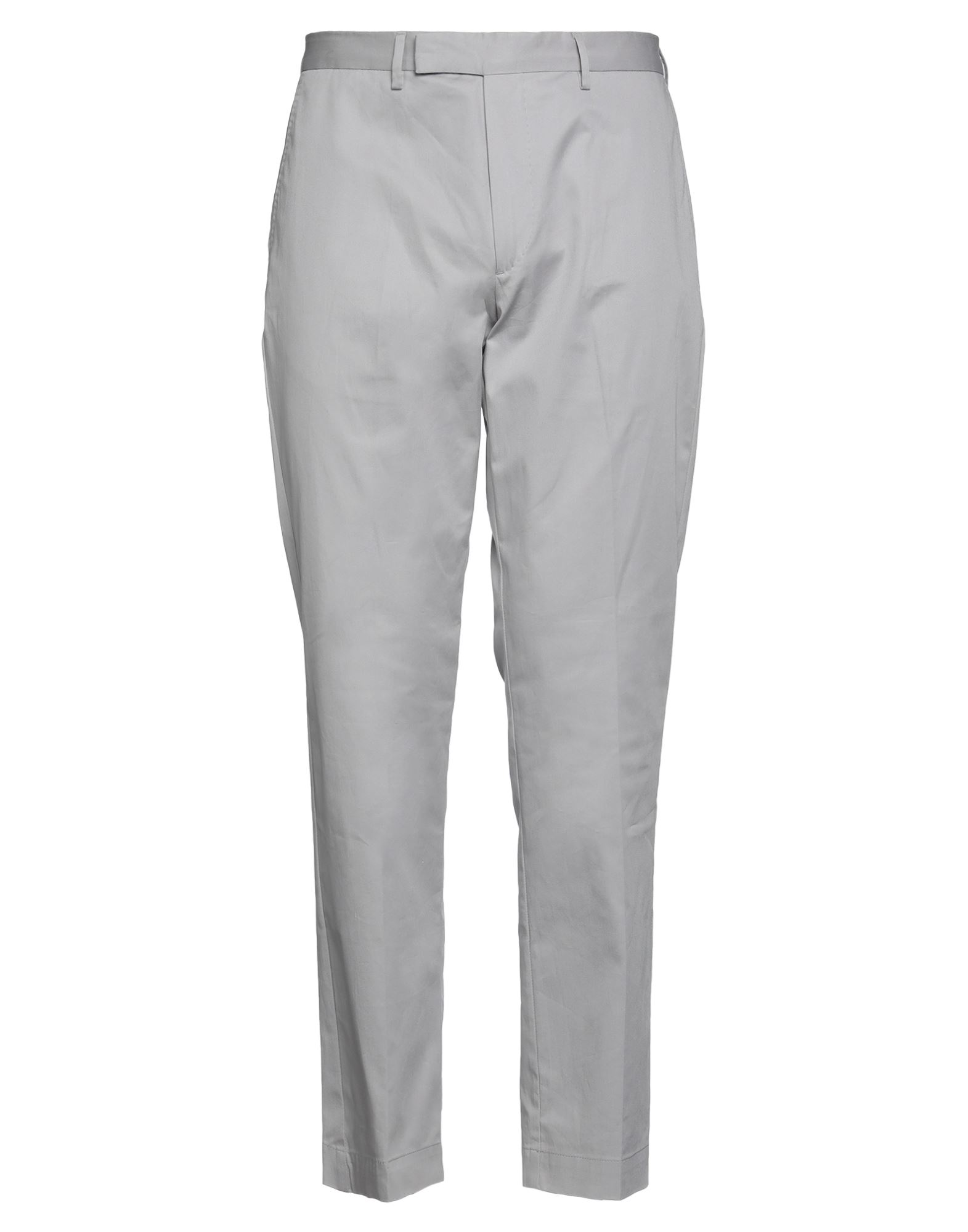 Shop Hackett Man Pants Grey Size 33 Cotton, Elastane