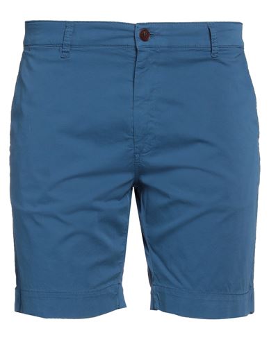 Barbour Man Shorts & Bermuda Shorts Pastel Blue Size 38 Cotton, Elastane