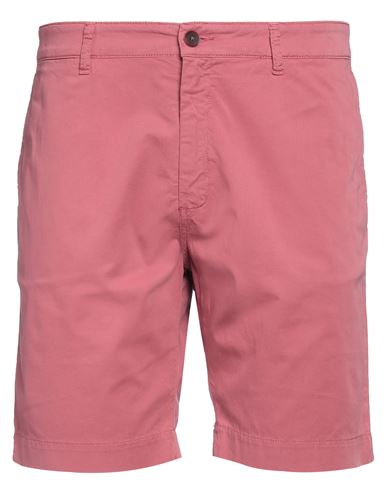 Barbour Man Shorts & Bermuda Shorts Magenta Size 38 Cotton, Elastane