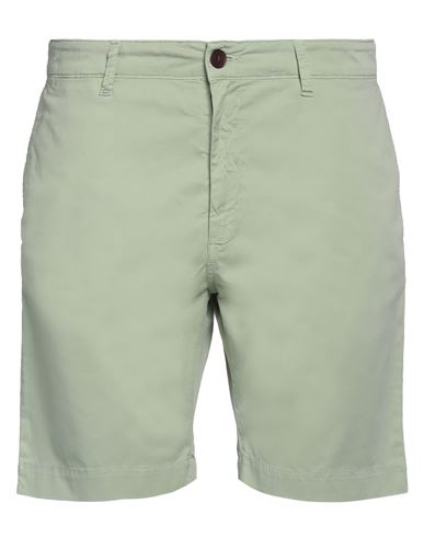 Barbour Man Shorts & Bermuda Shorts Sage Green Size 30 Cotton, Elastane