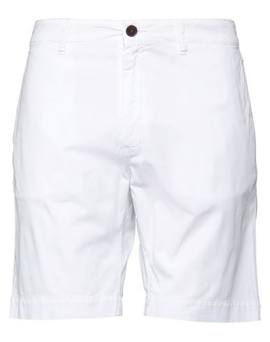 Barbour Man Shorts & Bermuda Shorts White Size 40 Cotton, Elastane