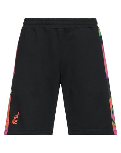 Australian Man Shorts & Bermuda Shorts Black Size L Cotton
