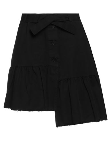 Kaos Jeans Woman Mini Skirt Black Size L Cotton
