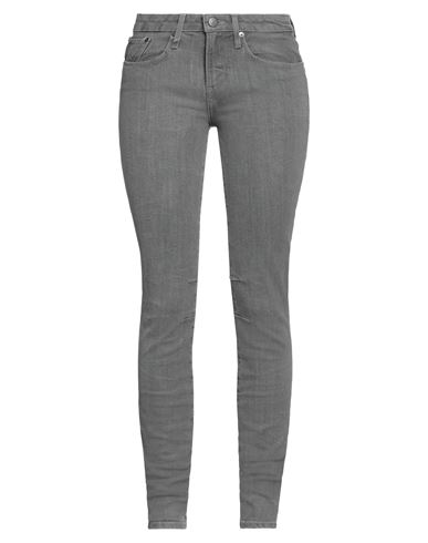 Helmut Lang Woman Jeans Grey Size 27 Cotton, Polyurethane