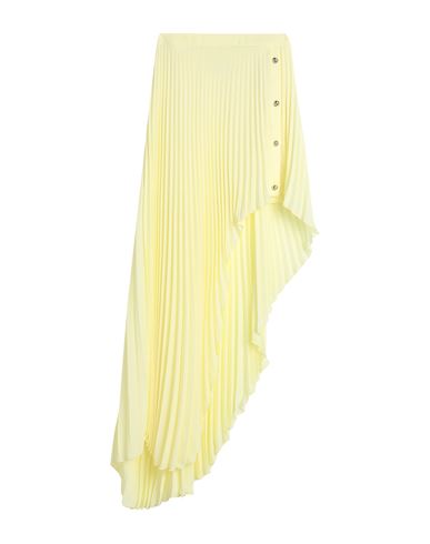 Patrizia Pepe Woman Mini Skirt Light Yellow Size 4 Polyester