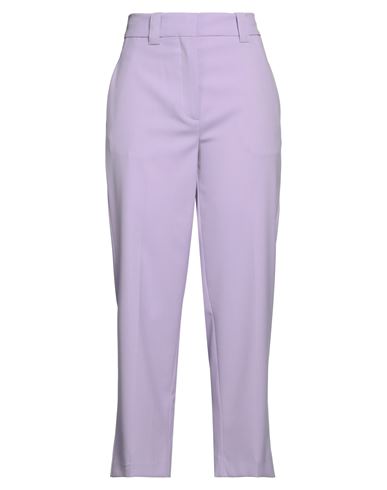 Erika Cavallini Woman Pants Light Purple Size 6 Polyester, Viscose, Elastane