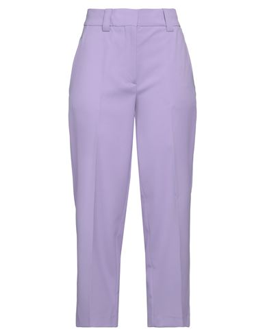 Erika Cavallini Woman Pants Lilac Size 6 Polyester, Viscose, Elastane In Purple