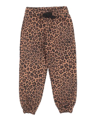 Vicolo Babies'  Toddler Girl Pants Brown Size 4 Cotton, Polyester