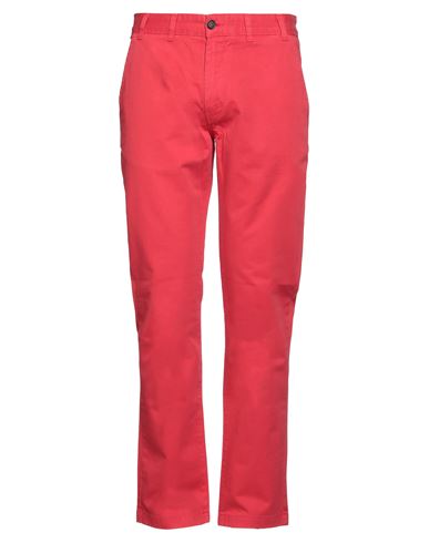 Barbour Man Pants Red Size 34 Cotton