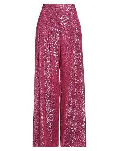 Modern Mo. De. Rn Woman Pants Fuchsia Size M Polyester In Pink