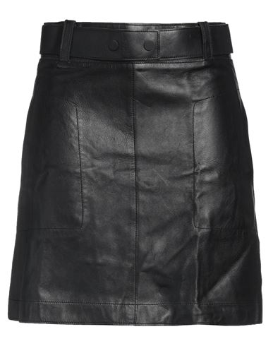 3.1 Phillip Lim Woman Mini Skirt Black Size 2 Lambskin