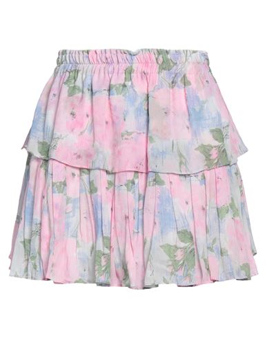 Loveshackfancy Woman Mini Skirt Pink Size Xs Viscose