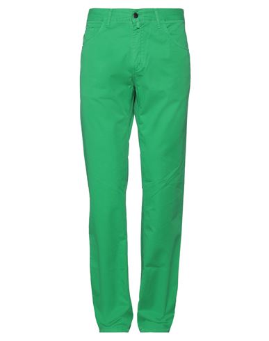 Barbour Man Pants Emerald Green Size 34 Cotton