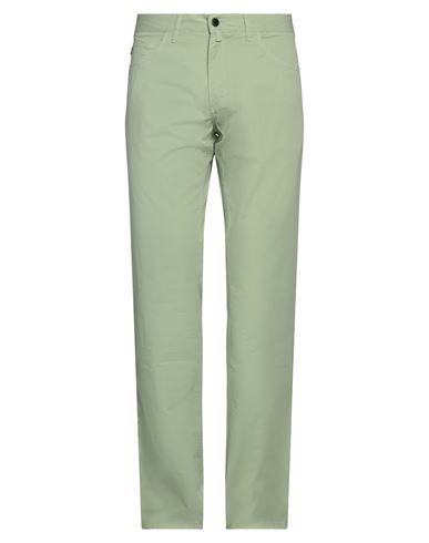 Barbour Man Pants Light Green Size 34 Cotton