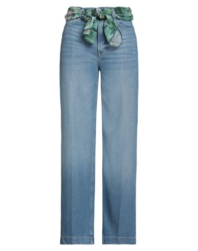 Guess Woman Jeans Blue Size 32w-l33 Lyocell, Cotton, Polyester