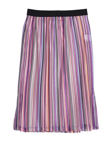 Don't Miss Your Dreams Woman Midi Skirt Light Purple Size L Cotton