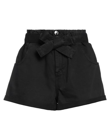 Relish Woman Shorts & Bermuda Shorts Black Size 26 Cotton