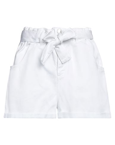 Relish Woman Shorts & Bermuda Shorts White Size 28 Cotton