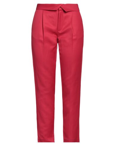 Paul & Joe Woman Pants Red Size 6 Viscose, Ramie, Cotton