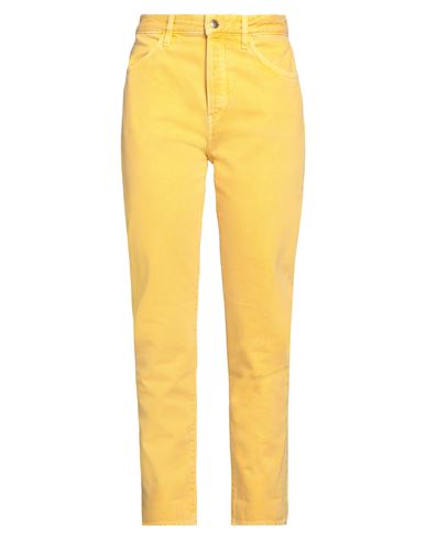 Shop Washington Dee Cee Washington Dee-cee Woman Jeans Yellow Size 30 Organic Cotton