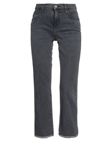 Current Elliott Current/elliott Woman Jeans Grey Size 24 Cotton, Elastomultiester