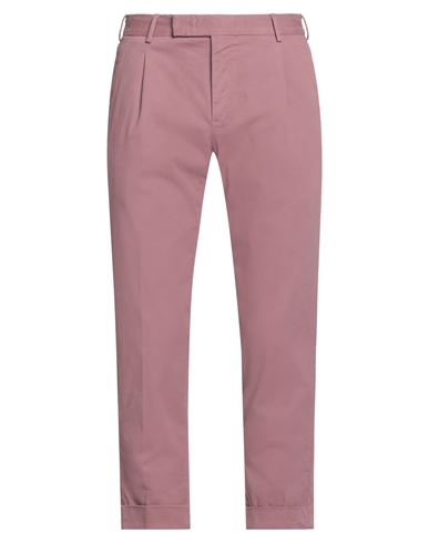 Pt Torino Man Pants Pastel Pink Size 34 Cotton, Elastane