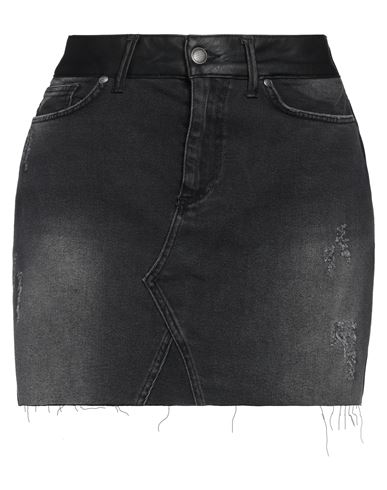 Shop Brand Unique Woman Denim Skirt Black Size 00 Cotton, Viscose, Polyurethane, Elastane