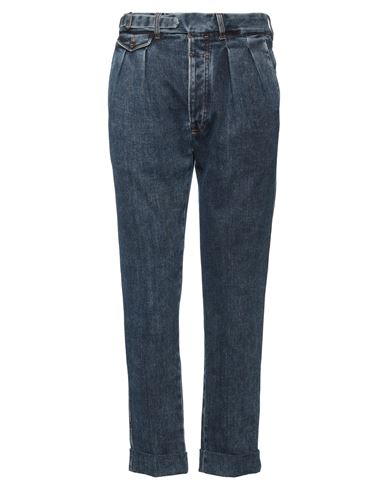 Lardini Man Denim Pants Blue Size 34 Cotton, Elastane