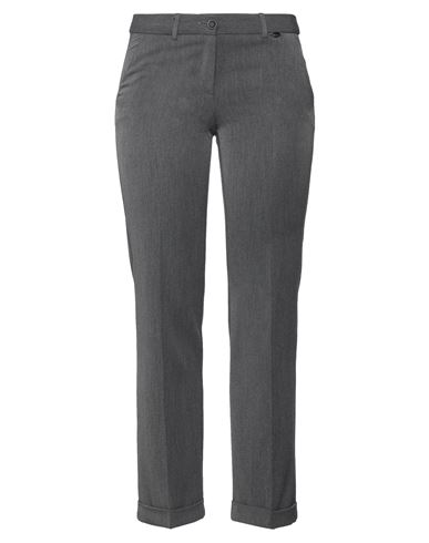 Brebis Noir Woman Pants Lead Size 8 Polyester, Viscose, Elastane In Grey