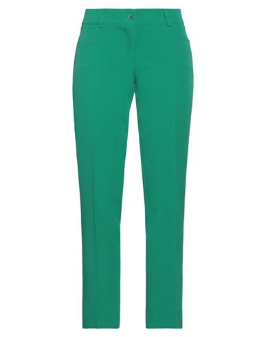 Eda's Edas Woman Pants Green Size 8 Polyester, Elastane