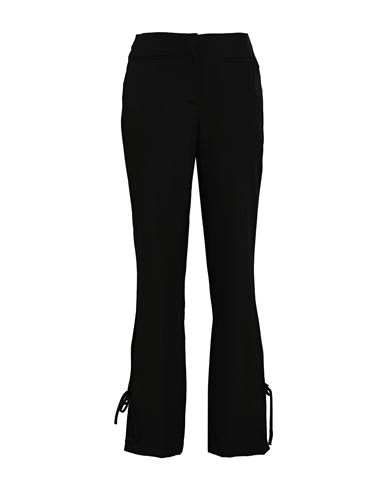 Topshop Woman Pants Black Size 12 Polyester, Elastane