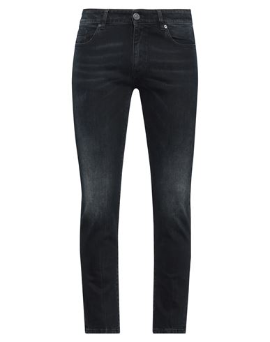 Pt Torino Man Jeans Black Size 32 Cotton, Elastane