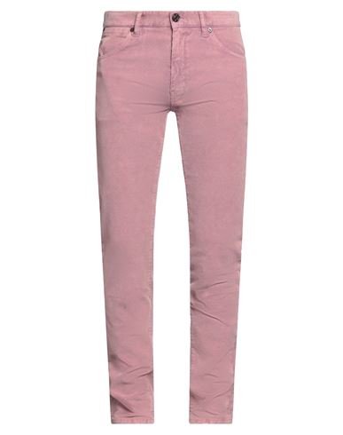 Pt Torino Man Pants Pastel Pink Size 32 Cotton, Elastane