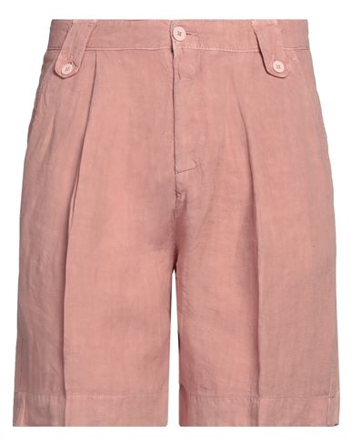 Costumein Man Shorts & Bermuda Shorts Pastel Pink Size 34 Linen