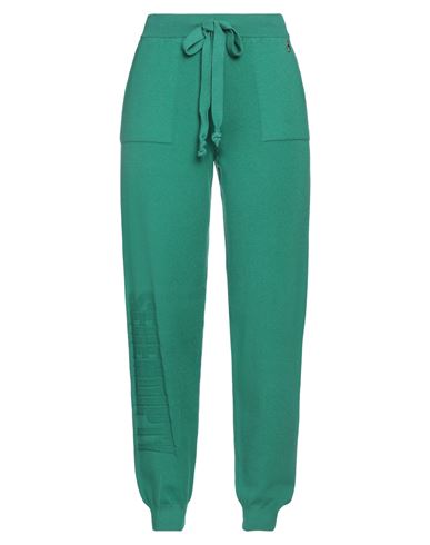 Siste's Woman Pants Green Size S Viscose, Polyester, Polyamide